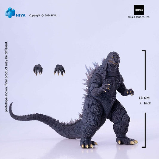 Godzilla vs. Mechagodzilla 2002 Exquisite Basic Action Figure Godzilla 18 cm by LAB7 Malta, Europe