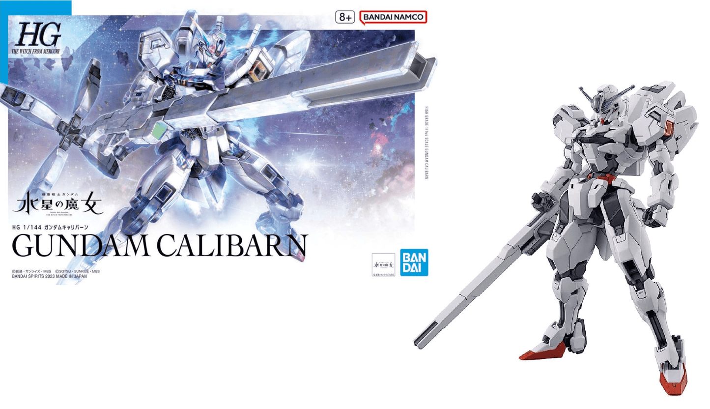 Gundam Calibarn Model Kit from The Witch From Mercury by LAB7 Malta, Europe