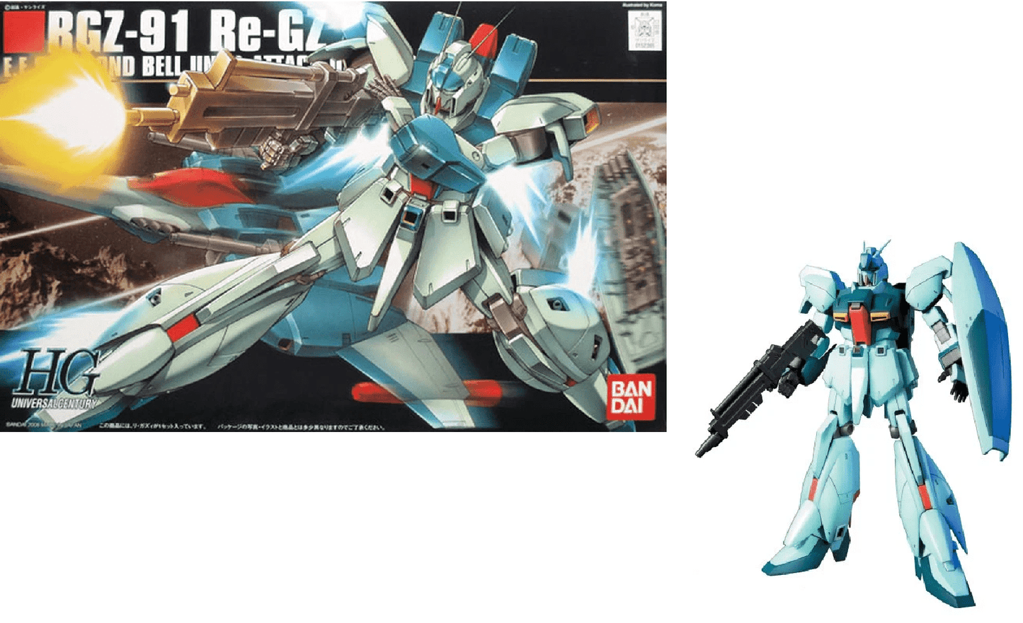 GUNDAM - HGUC 1/144 Re - GZ RGZ - 91 - Model Kit by LAB7 Malta, Europe