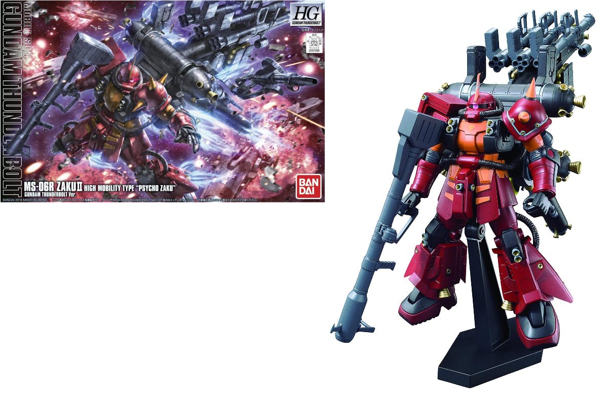 GUNDAM - HGUC 1/144 ZAKU II High Mobility "Psycho Zaku" - Model Kit by LAB7 Malta, Europe