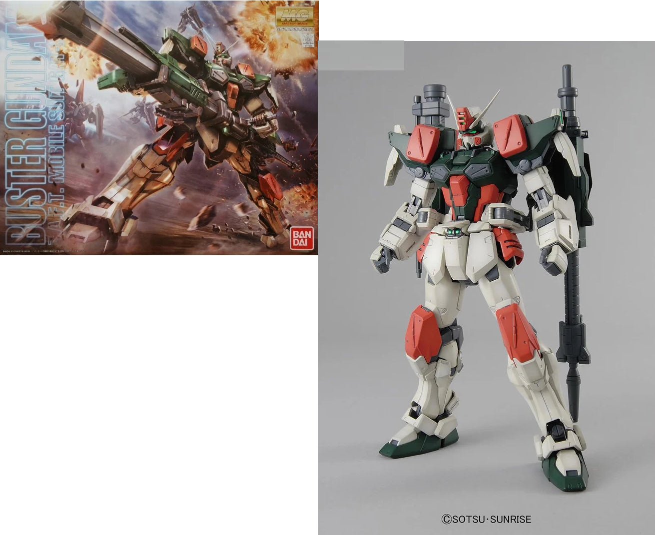 GUNDAM - MG 1/100 Buster Gundam - Model Kit by LAB7 Malta, Europe