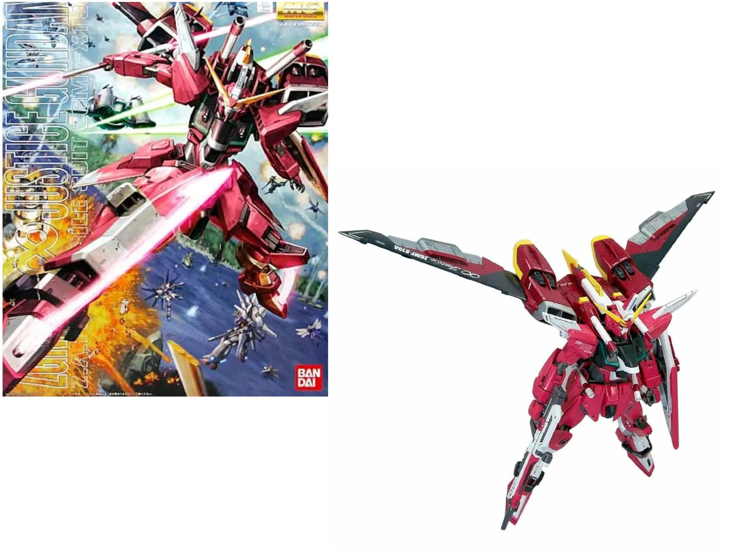 Bandai - GUNDAM - MG 1/100 ZGMF - X19A Infinite Justice Gundam - Model Kit