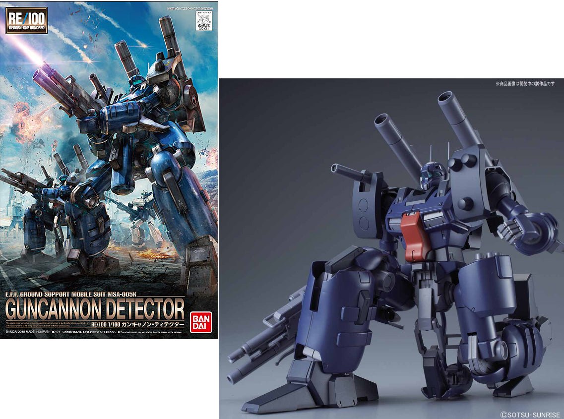 GUNDAM - RE/100 1/100 Guncannon Detector - Model Kit by LAB7 Malta, Europe