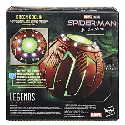 Hasbro Marvel Legends Green Goblin Pumpkin Bomb Replica by LAB7 Malta, Europe