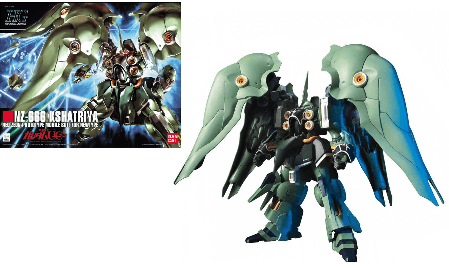 HGUC NZ - 666 Kshatriya 1/144 by LAB7 Malta, Europe