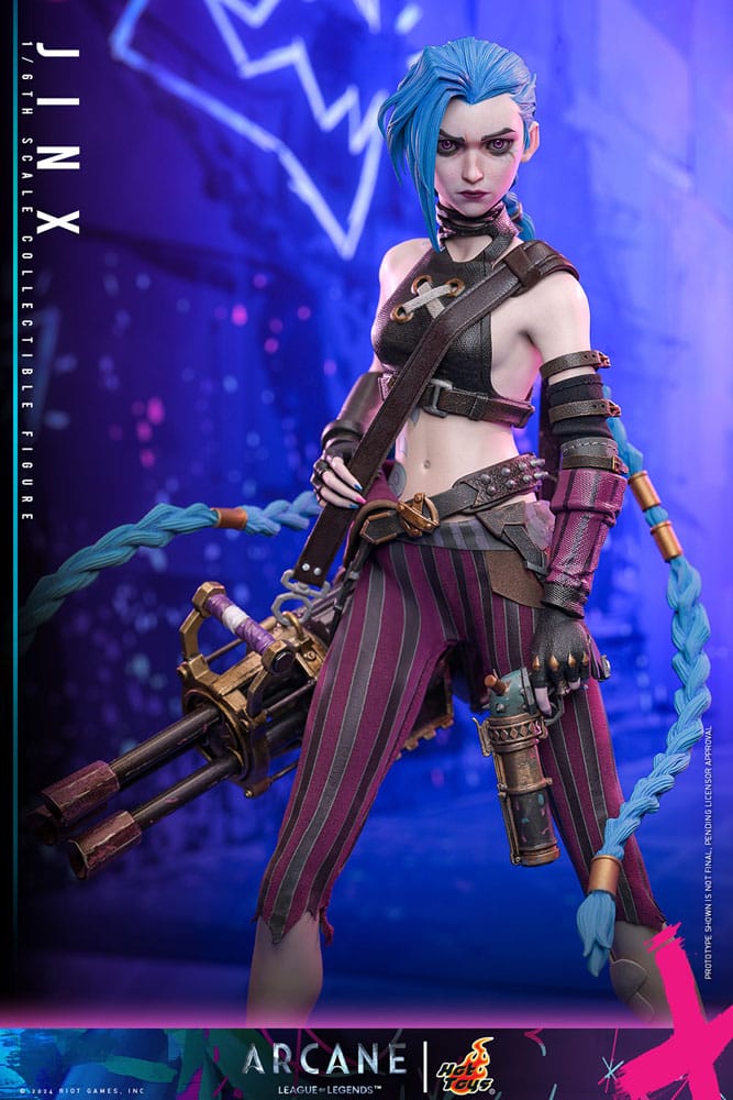 Hot Toys 1/6 Scale Jinx Figure – Arcane Season 2 Collectible by LAB7 Malta, Europe