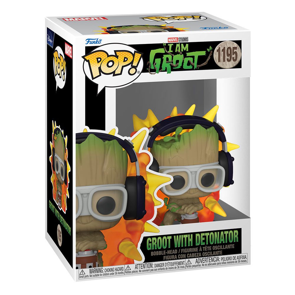 Funko - I Am Groot POP! Vinyl Figure Groot w/ detonator 1195