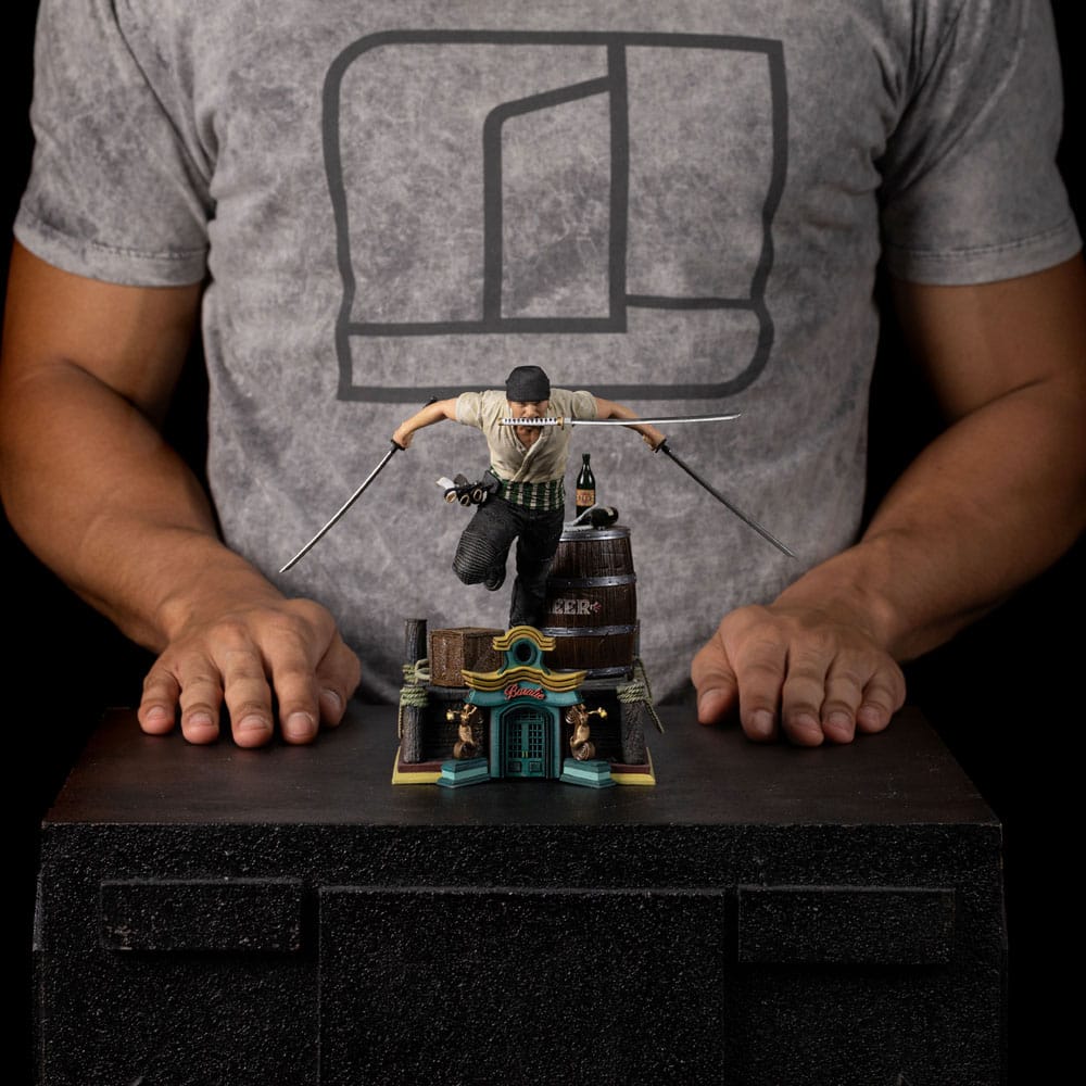 Iron Studios - Iron Studios One Piece Zoro 1/10 Art Scale Statue 19 cm