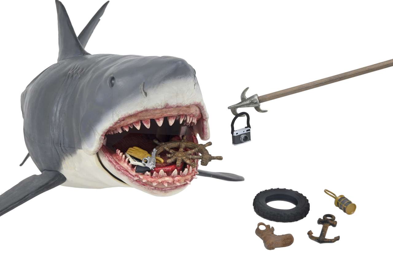 Jaws 50th Anniversary 12" Action Figure – NECA Bruce Collectible by LAB7 Malta, Europe