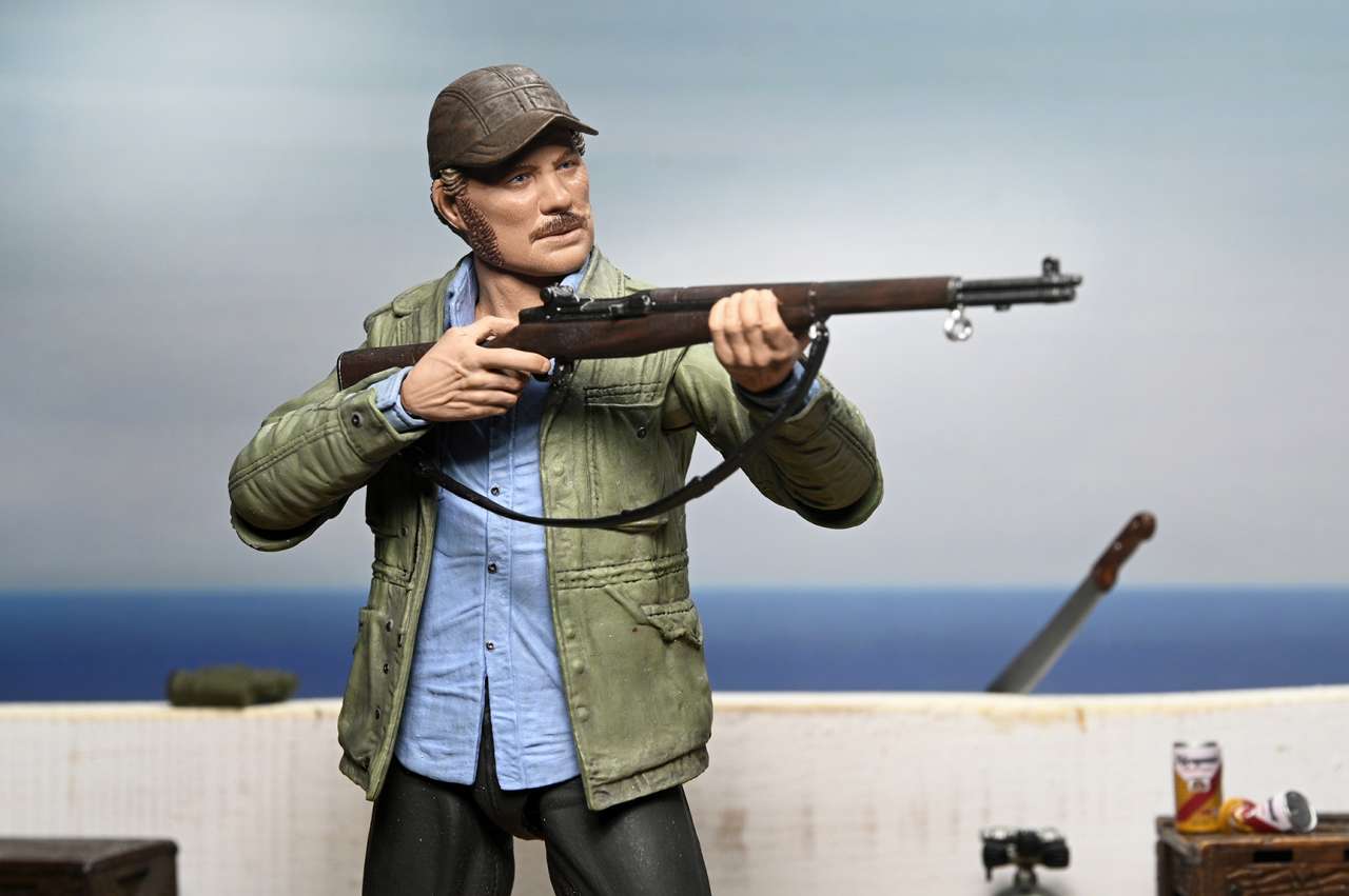 NECA - Jaws 50th Anniversary Sam Quint Ultimate Action Figure – NECA