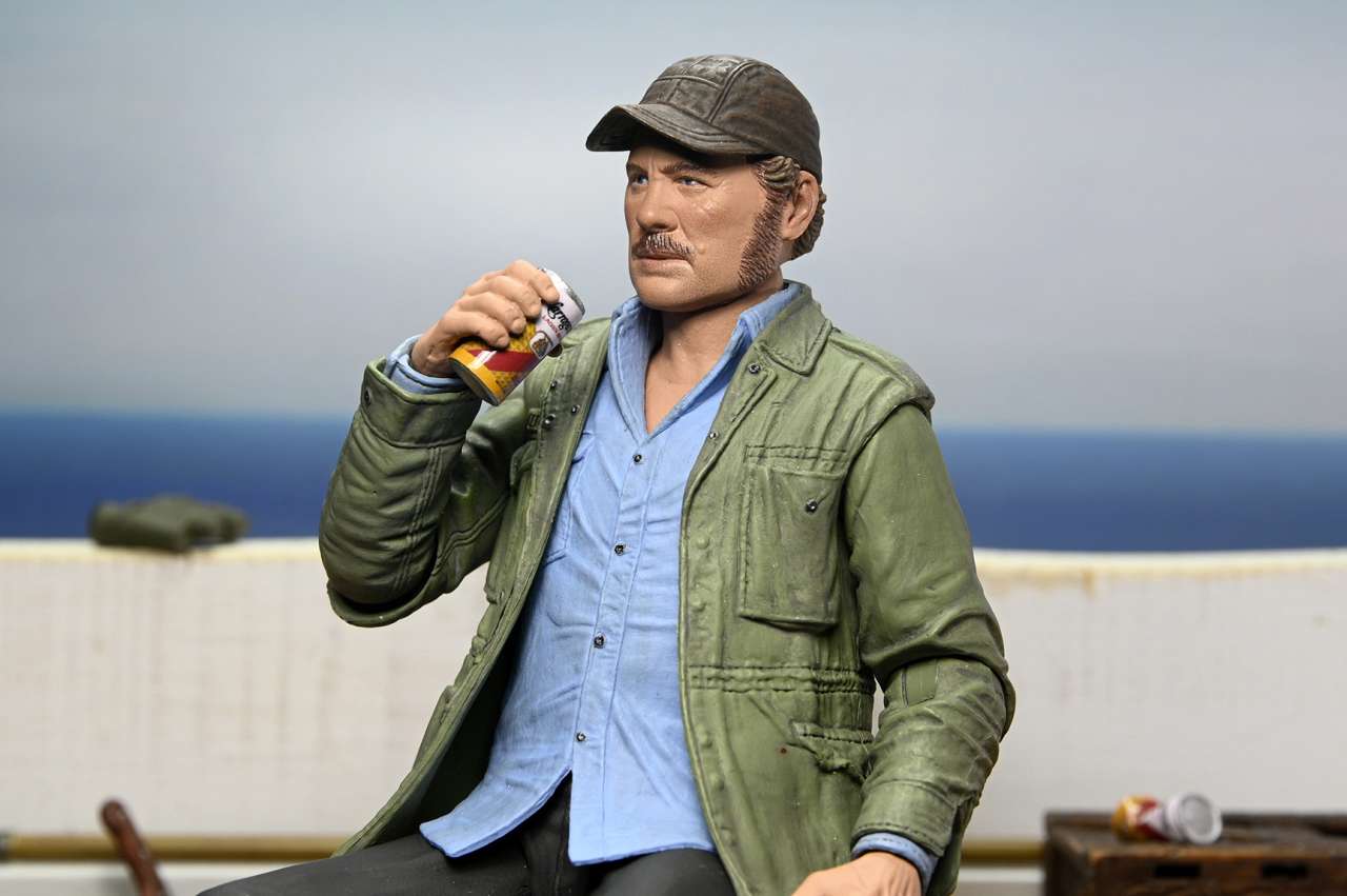 NECA - Jaws 50th Anniversary Sam Quint Ultimate Action Figure – NECA