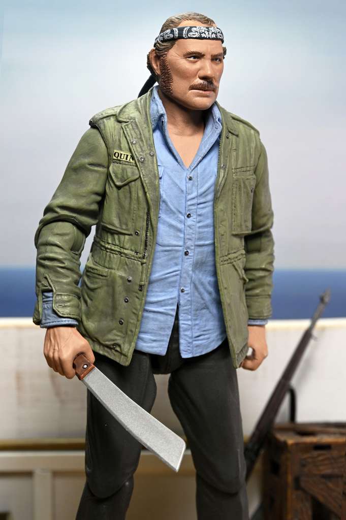 NECA - Jaws 50th Anniversary Sam Quint Ultimate Action Figure – NECA