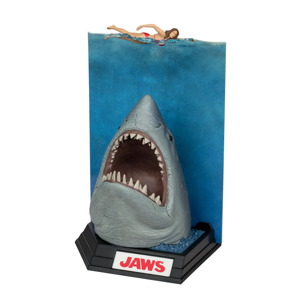 Jaws Movie Maniacs PVC Statue 50th Anniversary Edition 16 cm by LAB7 Malta, Europe