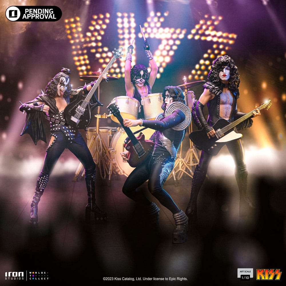 Kiss Art Scale Statue 1/10 Gene Simons Limited Edition 26 cm by LAB7 Malta, Europe