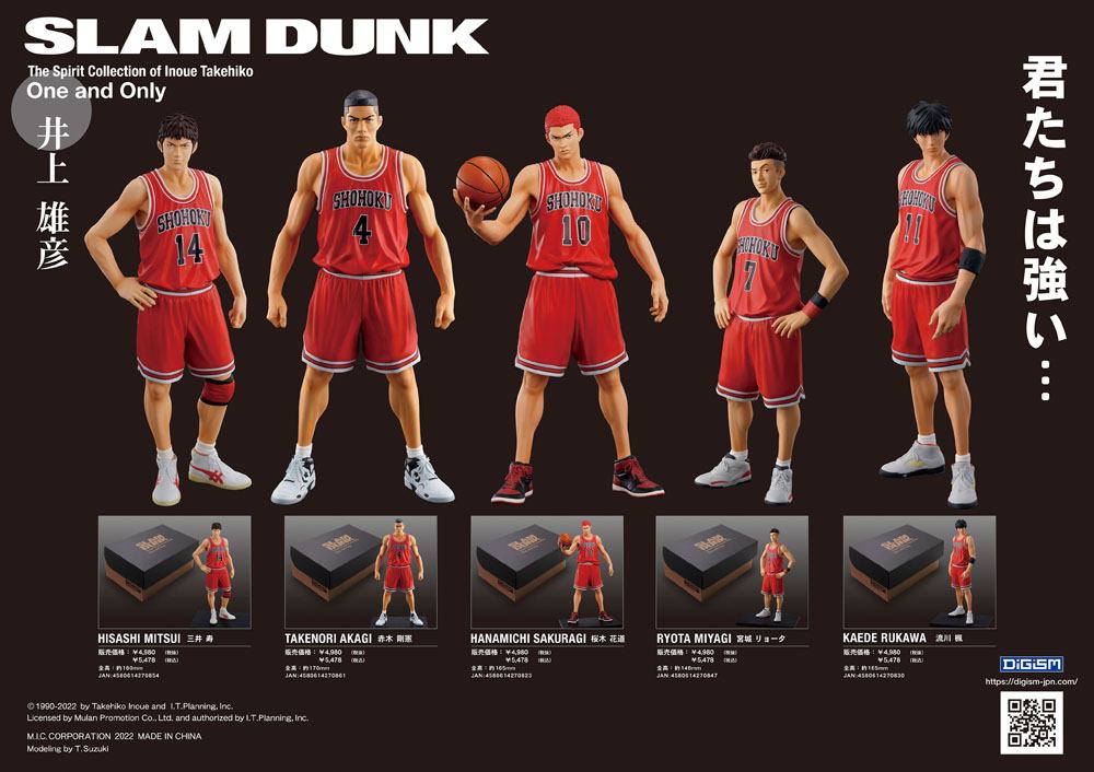 LAB7 - Slam Dunk Kaede Rukawa 16cm Statue – Shohoku Basketball Figure