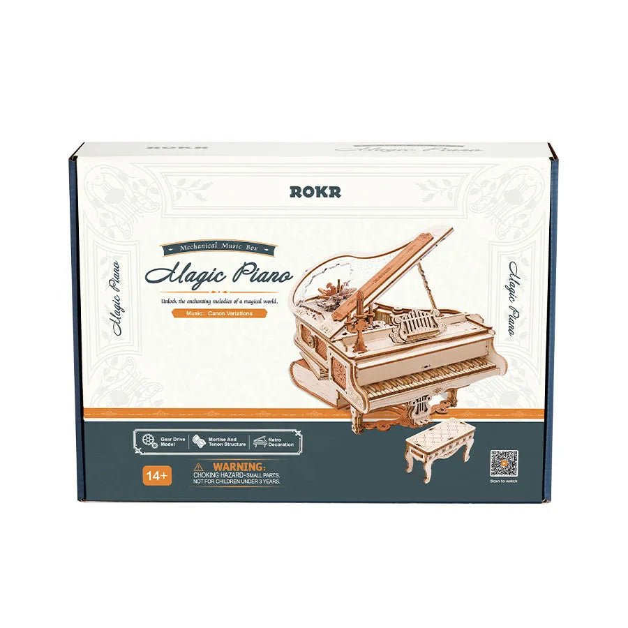 ROKR - Magic Piano 3D Wooden Puzzle Music Box – AMK81