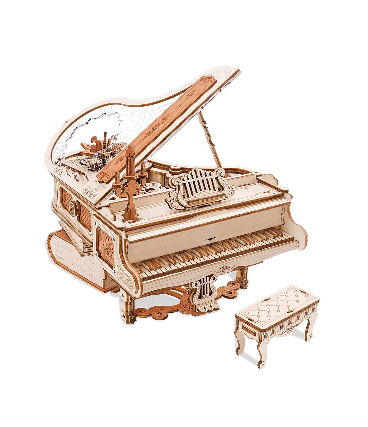 ROKR - Magic Piano 3D Wooden Puzzle Music Box – AMK81