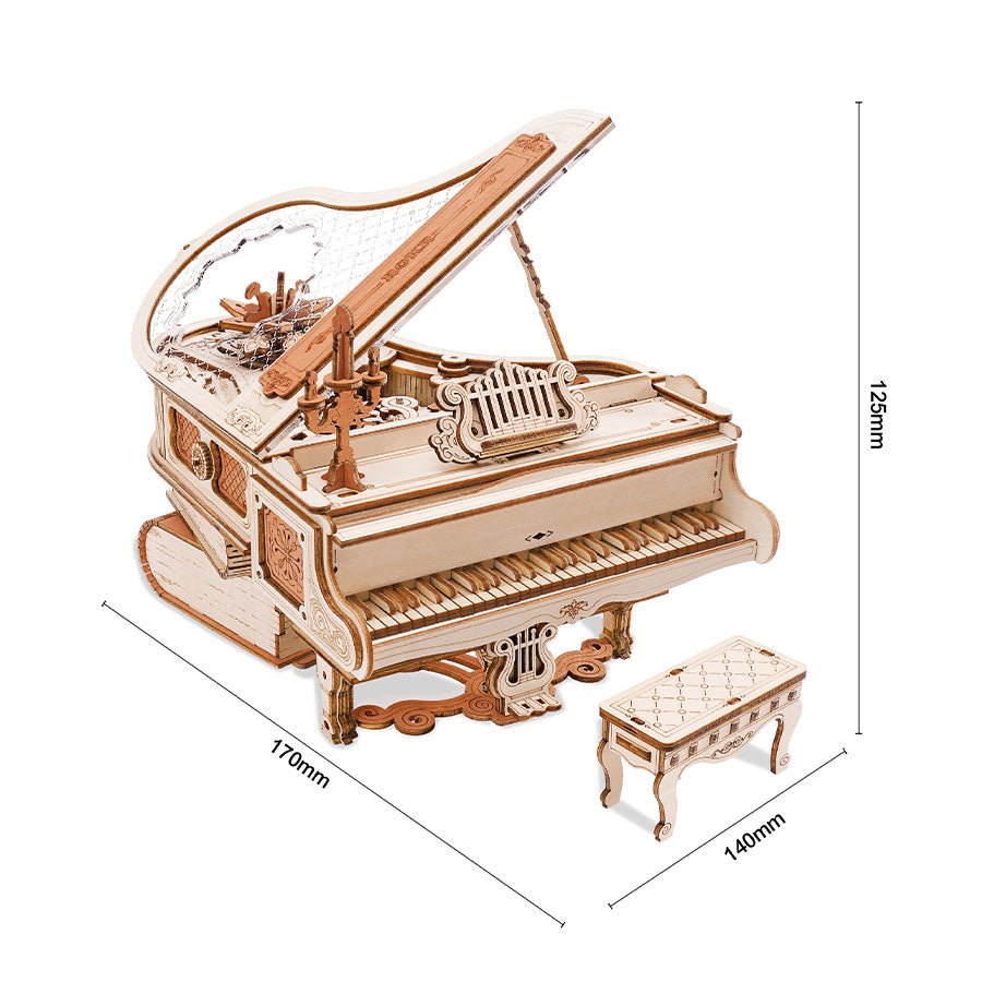 ROKR - Magic Piano 3D Wooden Puzzle Music Box – AMK81