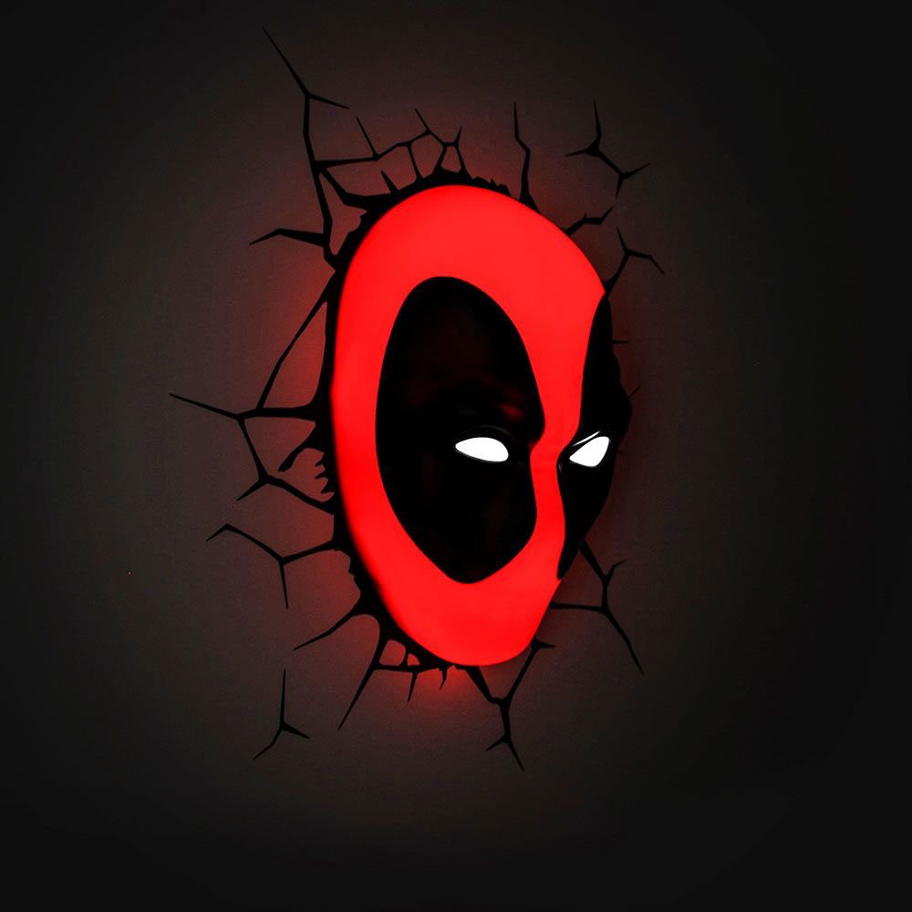 Marvel 3D LED Light Deadpool Mask by LAB7 Malta, Europe