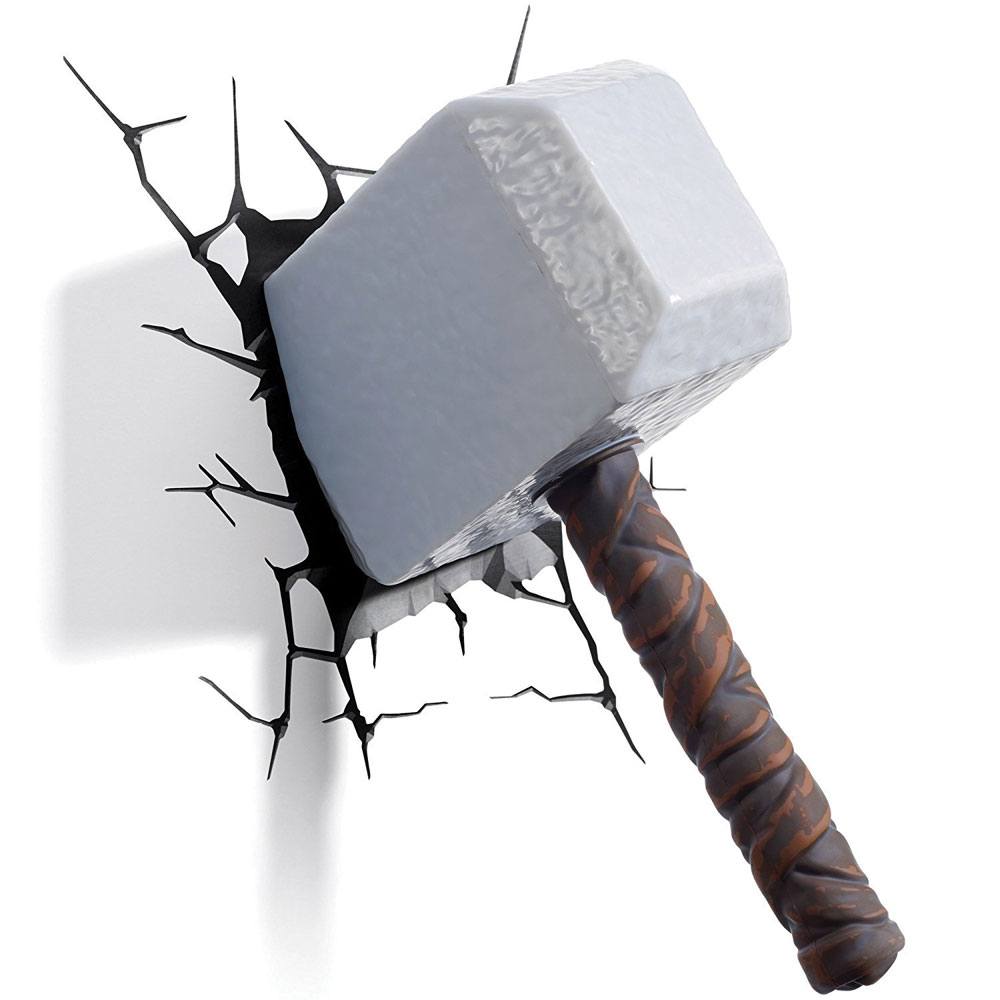 Marvel 3D LED Light Thor Hammer by LAB7 Malta, Europe