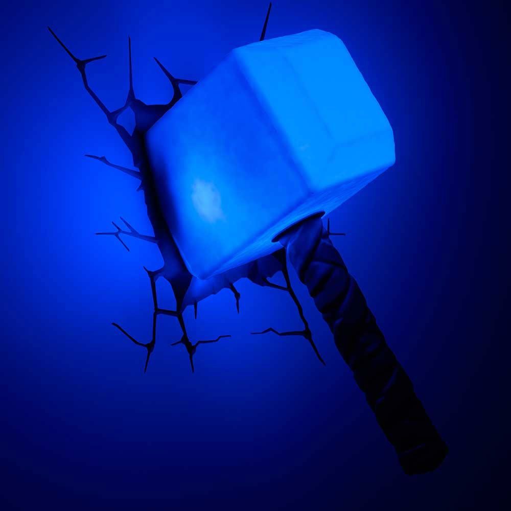 Marvel 3D LED Light Thor Hammer by LAB7 Malta, Europe