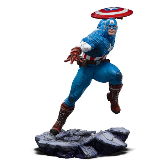 Marvel BDS Art Scale Statue 1/10 Captain America 22 cm by LAB7 Malta, Europe