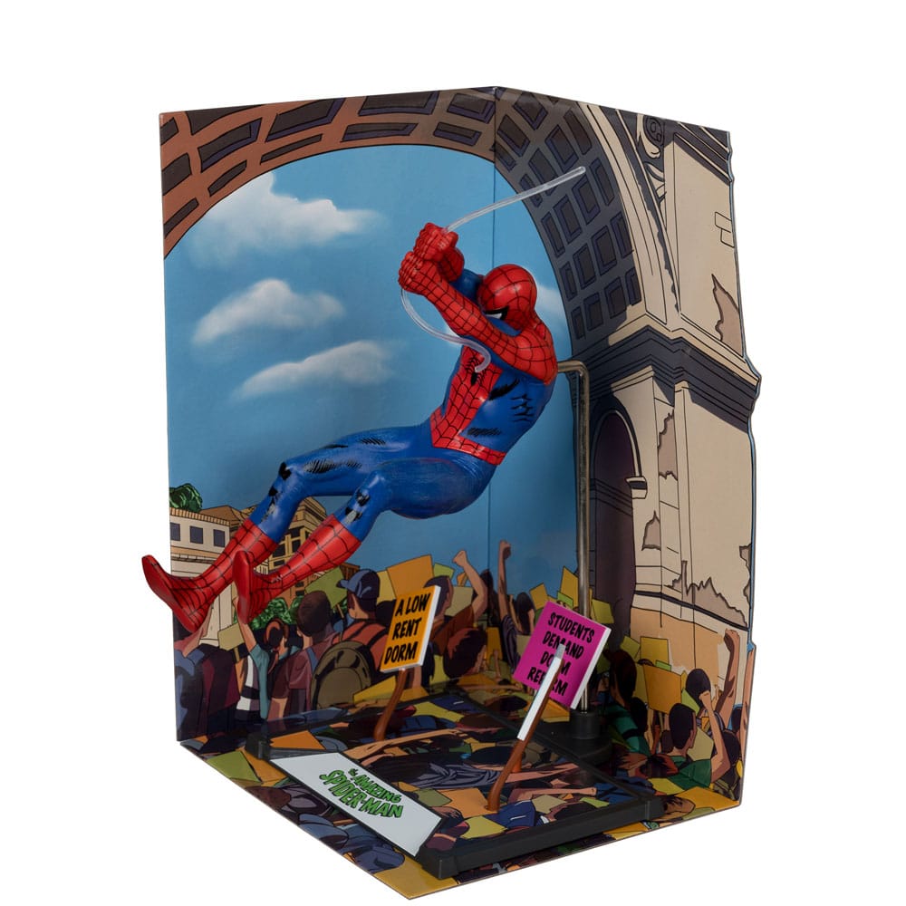 Marvel Collection PVC Statue 1/10 Spider - Man (The Amazing Spider - Man 68) (Gold Label) – 15 cm by LAB7 Malta, Europe