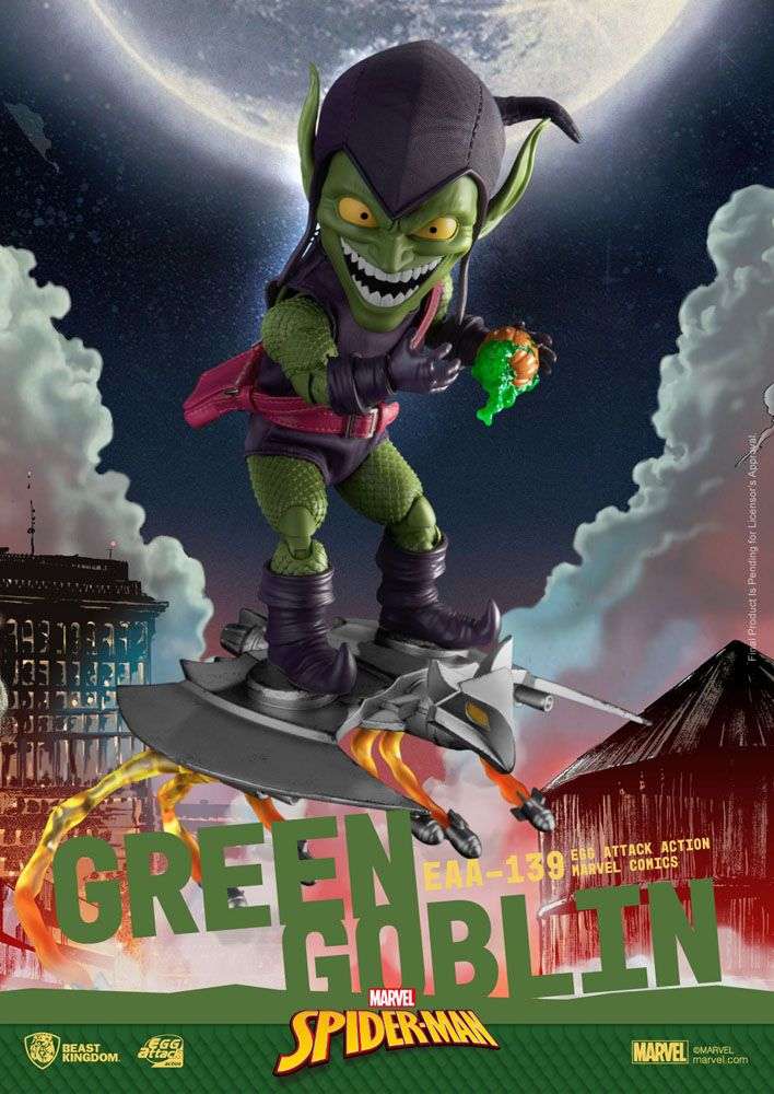 Marvel Comics Egg Attack Action Action Figure Green Goblin 17 cm by LAB7 Malta, Europe