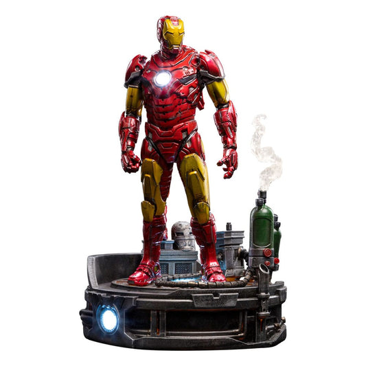 Marvel Deluxe Art Scale Statue 1/10 Iron Man Unleashed 23 cm by LAB7 Malta, Europe