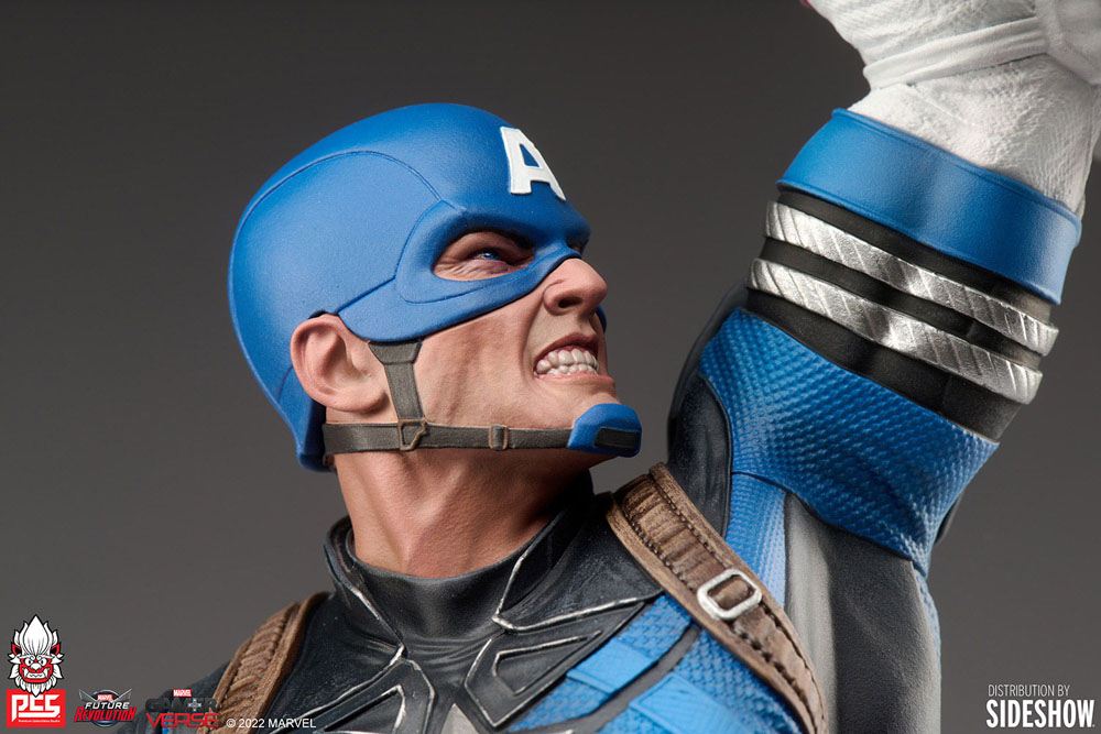 Marvel Future Revolution Statue 1/6 Captain America 38 cm by LAB7 Malta, Europe