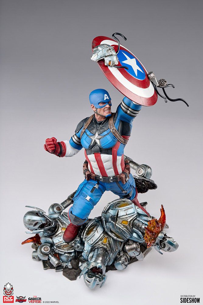 Marvel Future Revolution Statue 1/6 Captain America 38 cm by LAB7 Malta, Europe