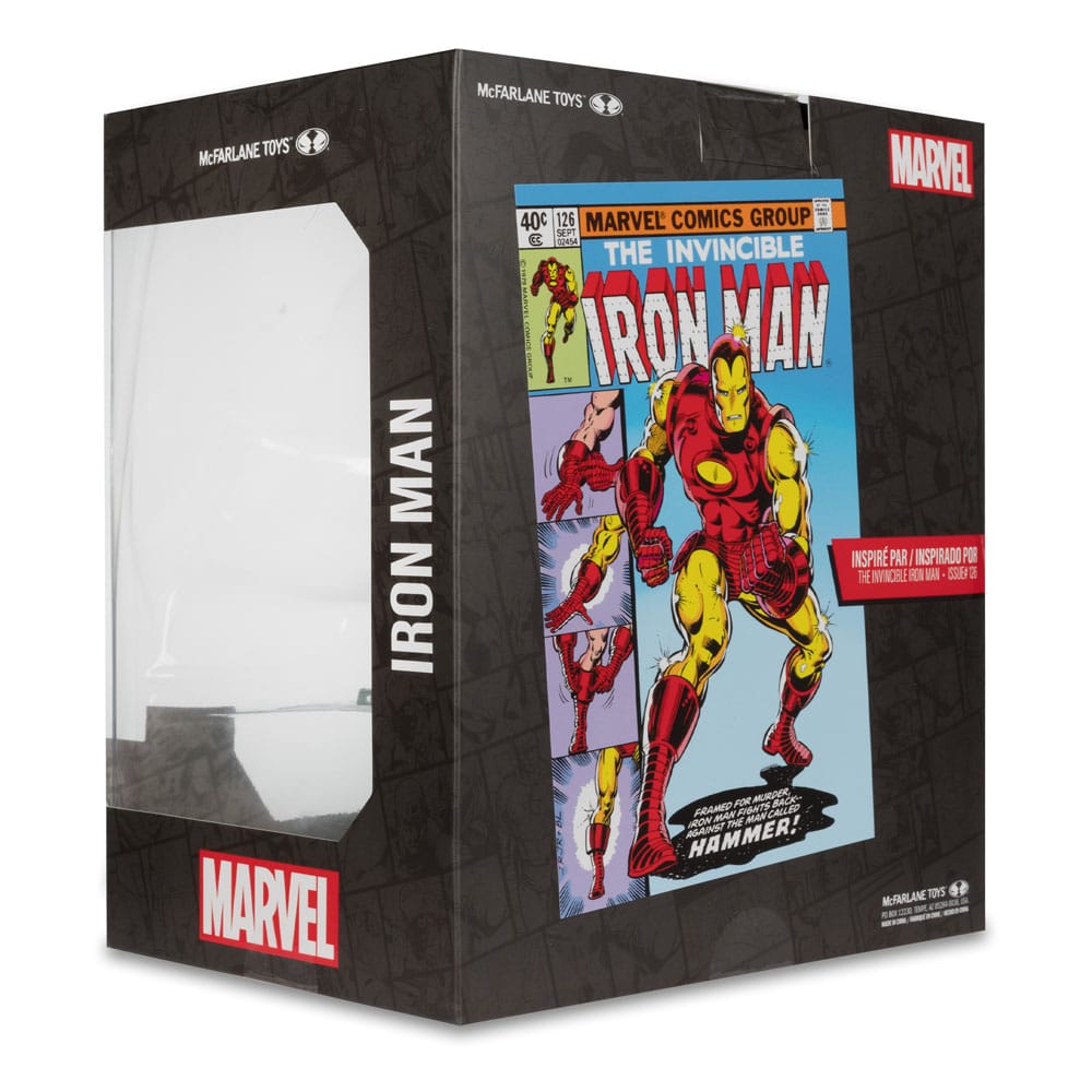 Marvel PVC Statue 1/10 Iron Man (The Invincible Iron Man 126) – 11 cm by LAB7 Malta, Europe