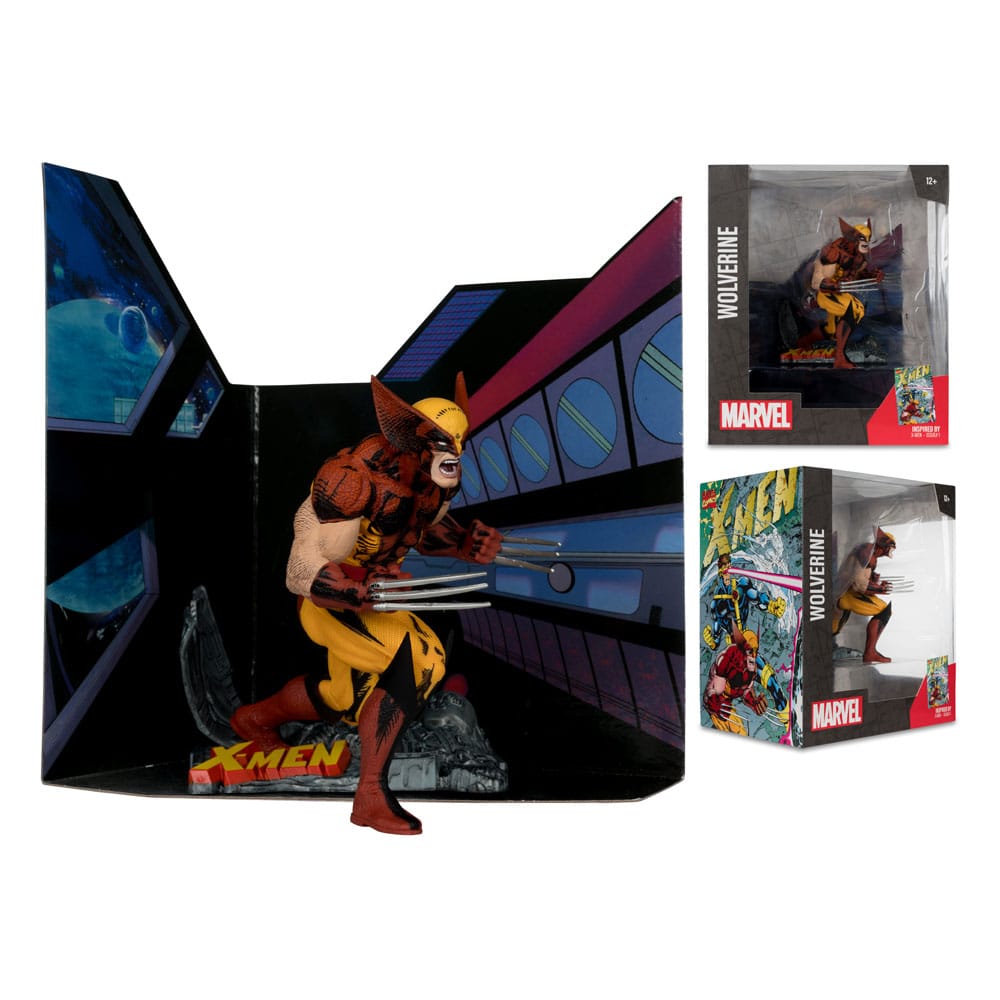 Marvel PVC Statue 1/10 Wolverine (X - Men 1) – 12 cm by LAB7 Malta, Europe