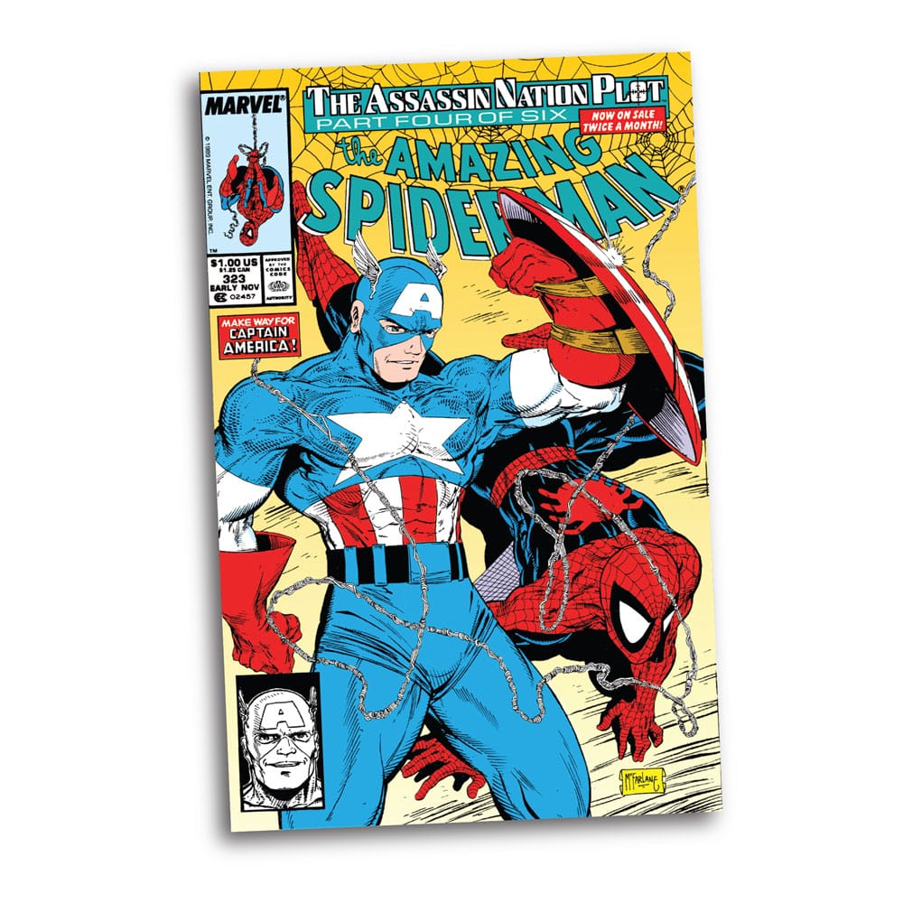 Marvel PVC Statue 1/6 Captain America (The Amazing Spider - Man 323) – 28 cm by LAB7 Malta, Europe