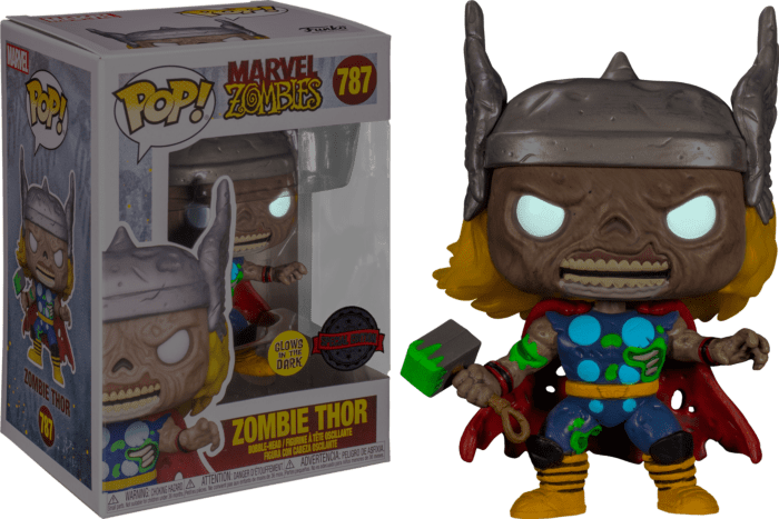 Funko - Marvel Zombies - Thor Zombie Glow in the Dark Pop! 787