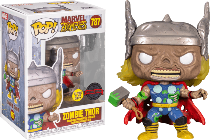 Funko - Marvel Zombies - Thor Zombie Glow in the Dark Pop! 787