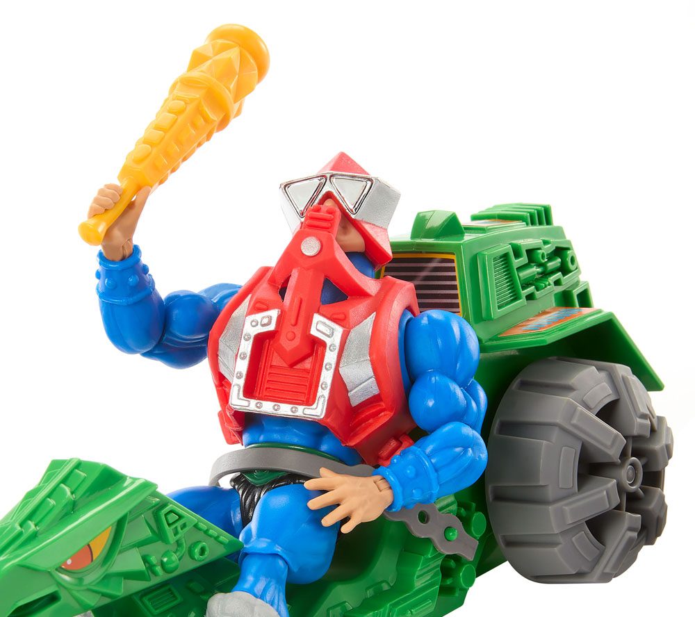 Masters of the Universe Origins Action Figure with Vehicle Mekaneck & Ground Ripper 14 cm by LAB7 Malta, Europe