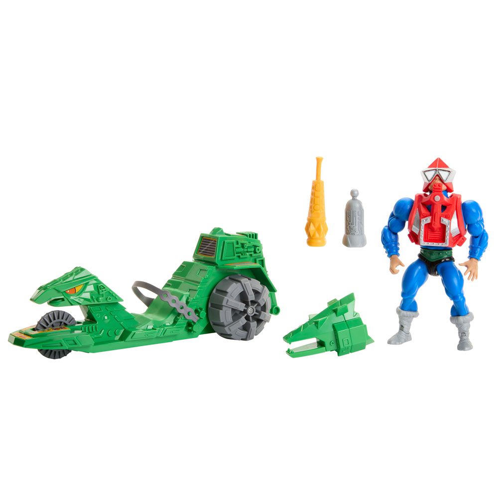 Masters of the Universe Origins Action Figure with Vehicle Mekaneck & Ground Ripper 14 cm by LAB7 Malta, Europe