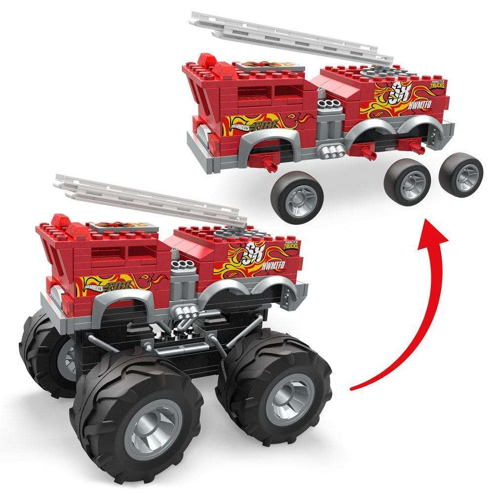 Mattel Hot Wheels Monster Trucks Mega Construx Construction Set HW 5 - Alarm Monster Truck by LAB7 Malta, Europe