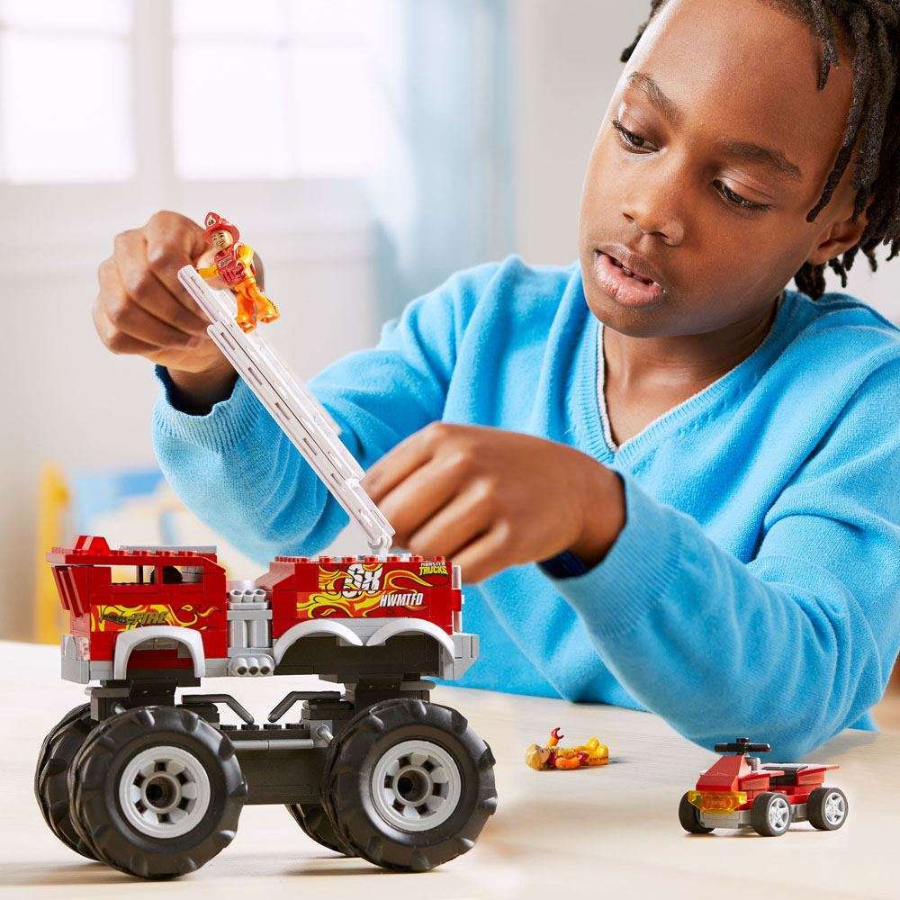 Mattel Hot Wheels Monster Trucks Mega Construx Construction Set HW 5 - Alarm Monster Truck by LAB7 Malta, Europe