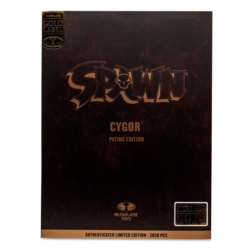 McFarlane Spawn Megafig Cygor Patina Edition (Gold Label) 30 cm Action Figure by LAB7 Malta, Europe
