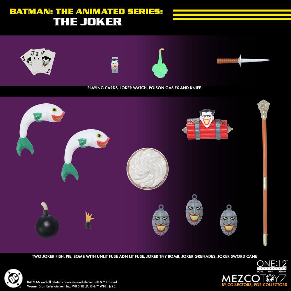 Mezco - One:12 Collective Joker Animated Series Action Figure 17 cm