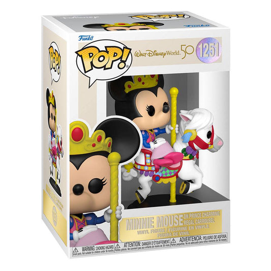 Minnie Mouse on Prince Charming Regal Carrousel Pop! 1251 by LAB7 Malta, Europe