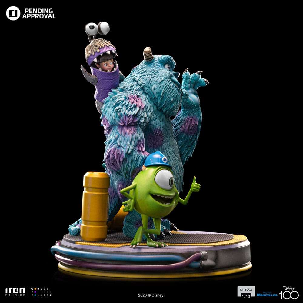 Iron Studios - Monsters, Inc. Scale Statue 1/10 James P. Sullivan, Mike Wazowski 29 cm