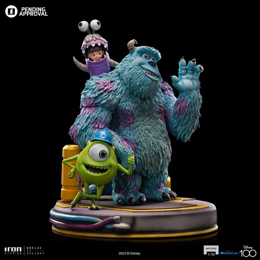 Iron Studios - Monsters, Inc. Scale Statue 1/10 James P. Sullivan, Mike Wazowski 29 cm
