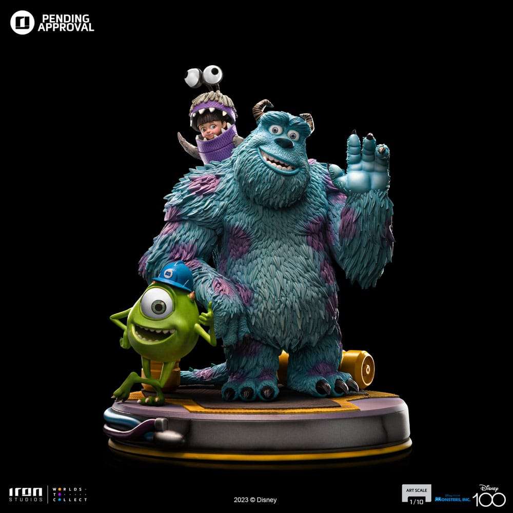Iron Studios - Monsters, Inc. Scale Statue 1/10 James P. Sullivan, Mike Wazowski 29 cm