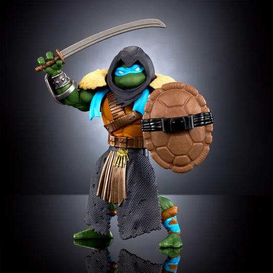 MOTU x TMNT Turtles of Grayskull Action Figure - Stealth Armor Leonardo 14 cm by LAB7 Malta, Europe
