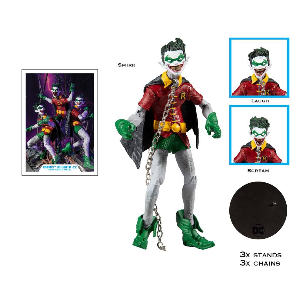 Multipack The Batman Who Laughs with the Robins of Earth 18 cm by LAB7 Malta, Europe