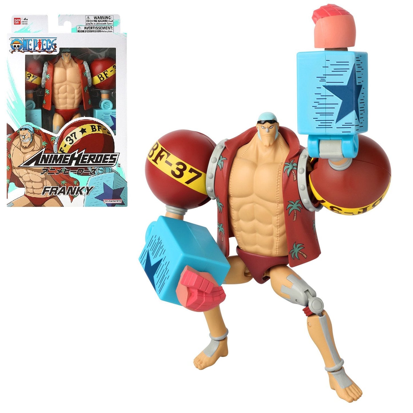 ONE PIECE - Franky - Figure Anime Heroes 17cm by LAB7 Malta, Europe
