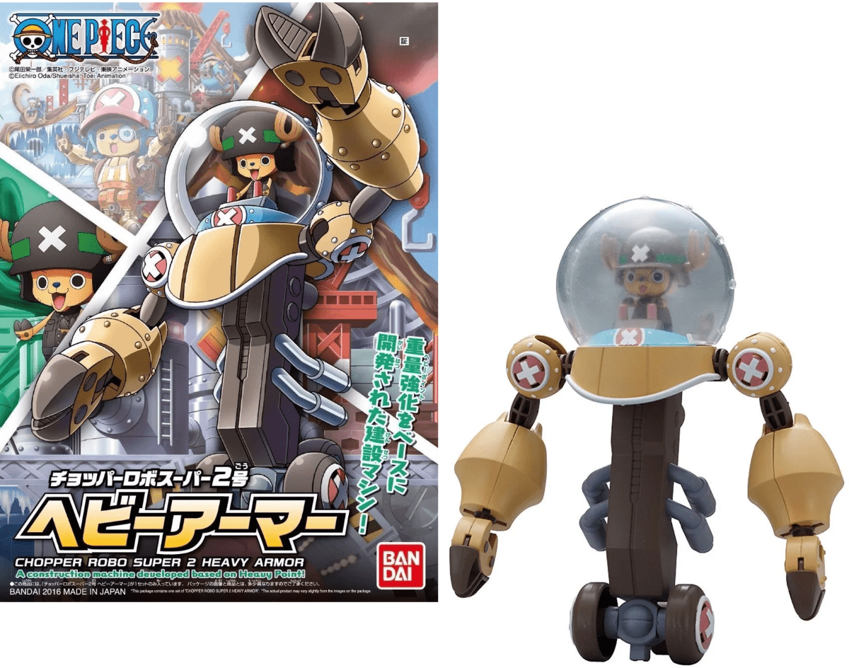 ONE PIECE - Model Kit - Chopper Robo Super 2 Heavy Armor - 10 CM by LAB7 Malta, Europe
